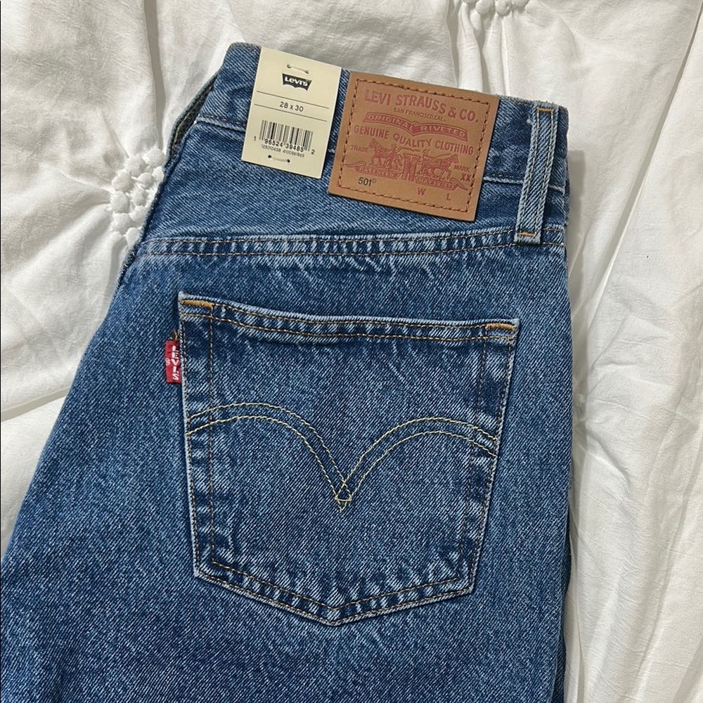 Levi's 90s Blue Straight Jeans Iconic Design